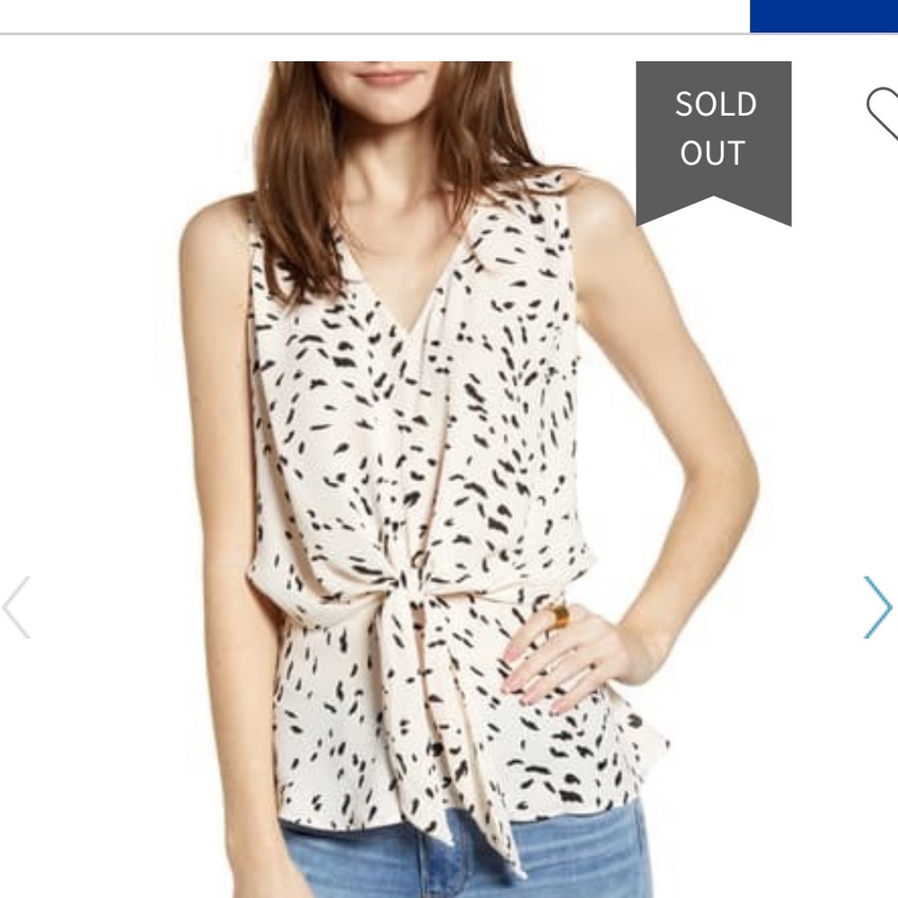 Chelsea28 Wrap Tie Top